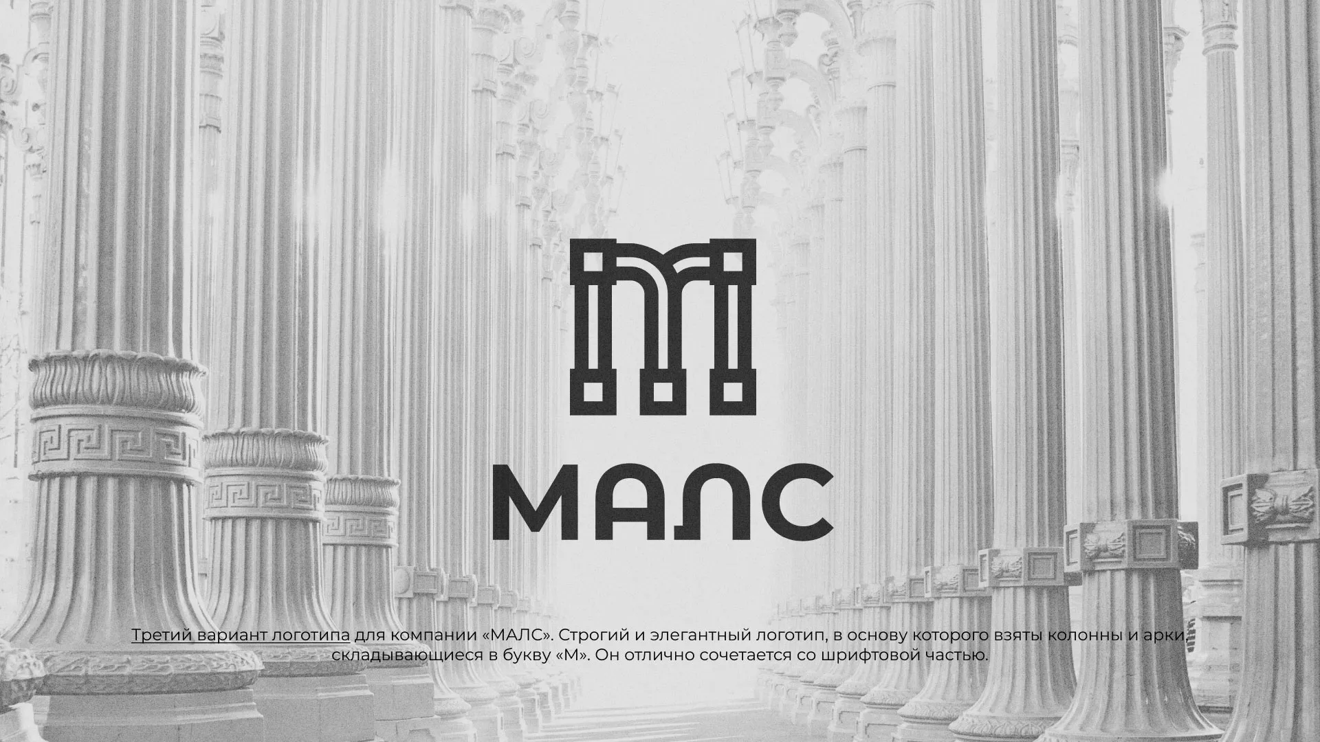 Разработка логотипа компании «МАЛС» в Гаджиево